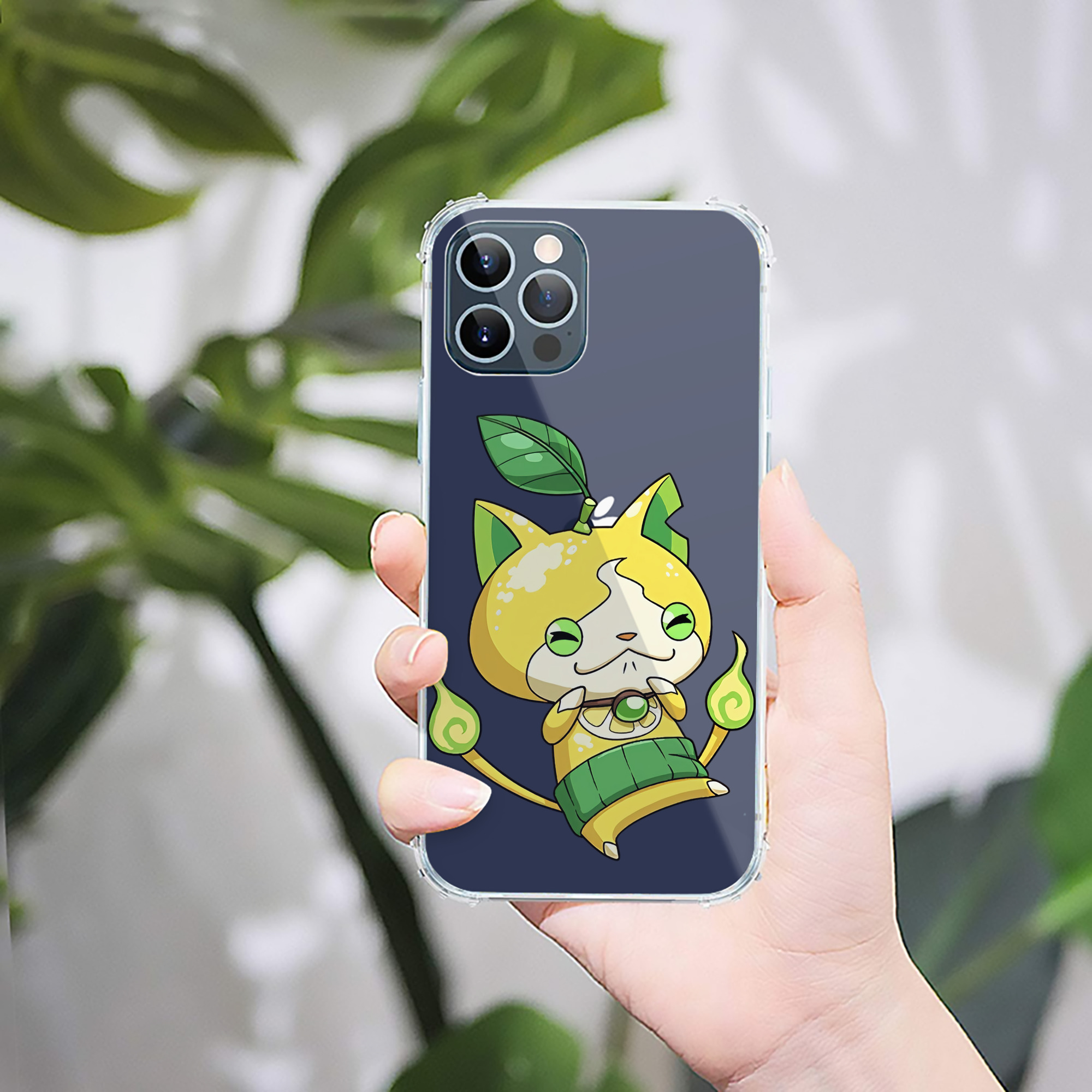 （画像用） 妖怪ウォッチ Yo-kai Watch 【iPhone 12シリーズ対応】透明スマホケース（クリアソフトケース）
